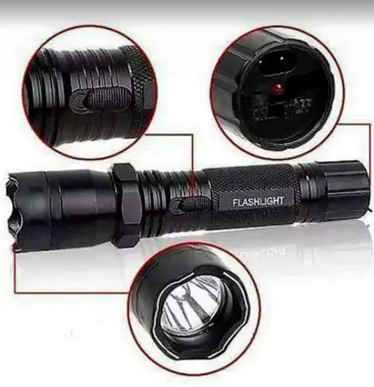 Powerful Flashlight with Stun Gun