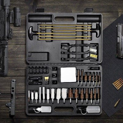 Universal Gun Cleaning Kit with Carrying Case