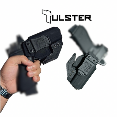 Tulster 4-in-1 KYDEX Holster for Glock Pstls – IWB, OWB, Left Hander and Right Handers