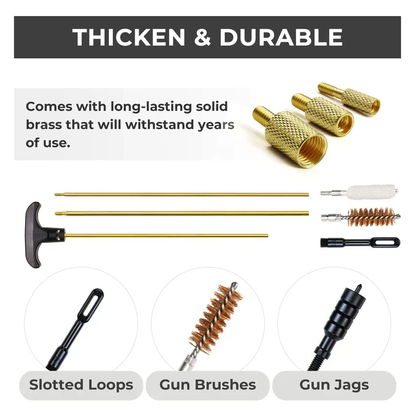 Universal Gun Cleaning Kit with Carrying Case