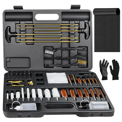 Universal Gun Cleaning Kit with Carrying Case