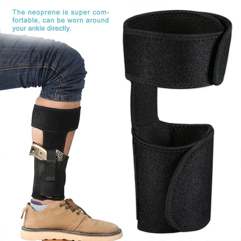 Ankle Holster with Magz Pouch - Concealed Carry Comfort and Versatility