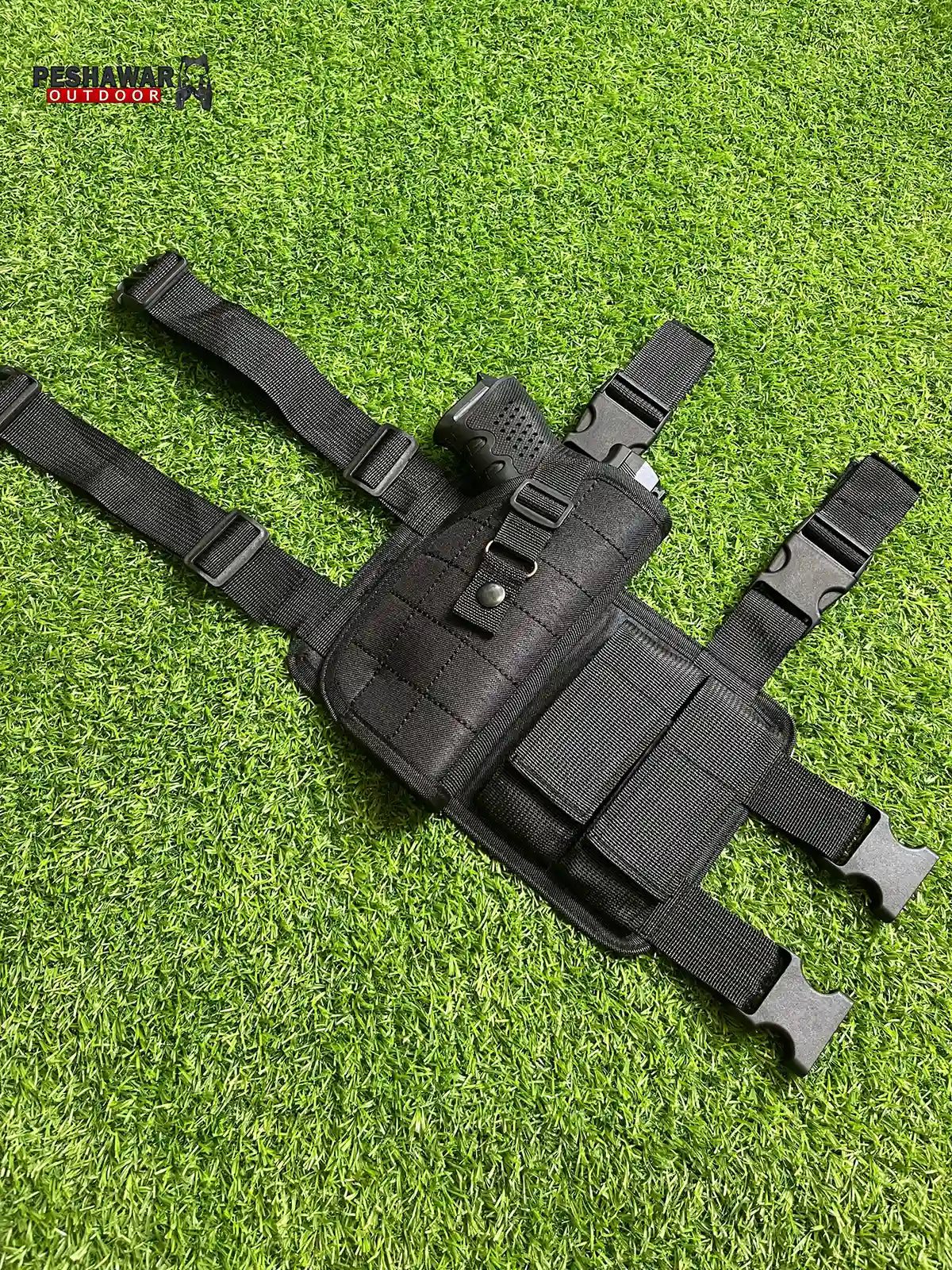 Adjustable Thigh Holster with Bonus Silicon Grip – Perfect for Active Use