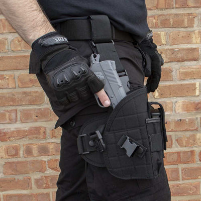 Adjustable Thigh Holster with Bonus Silicon Grip – Perfect for Active Use